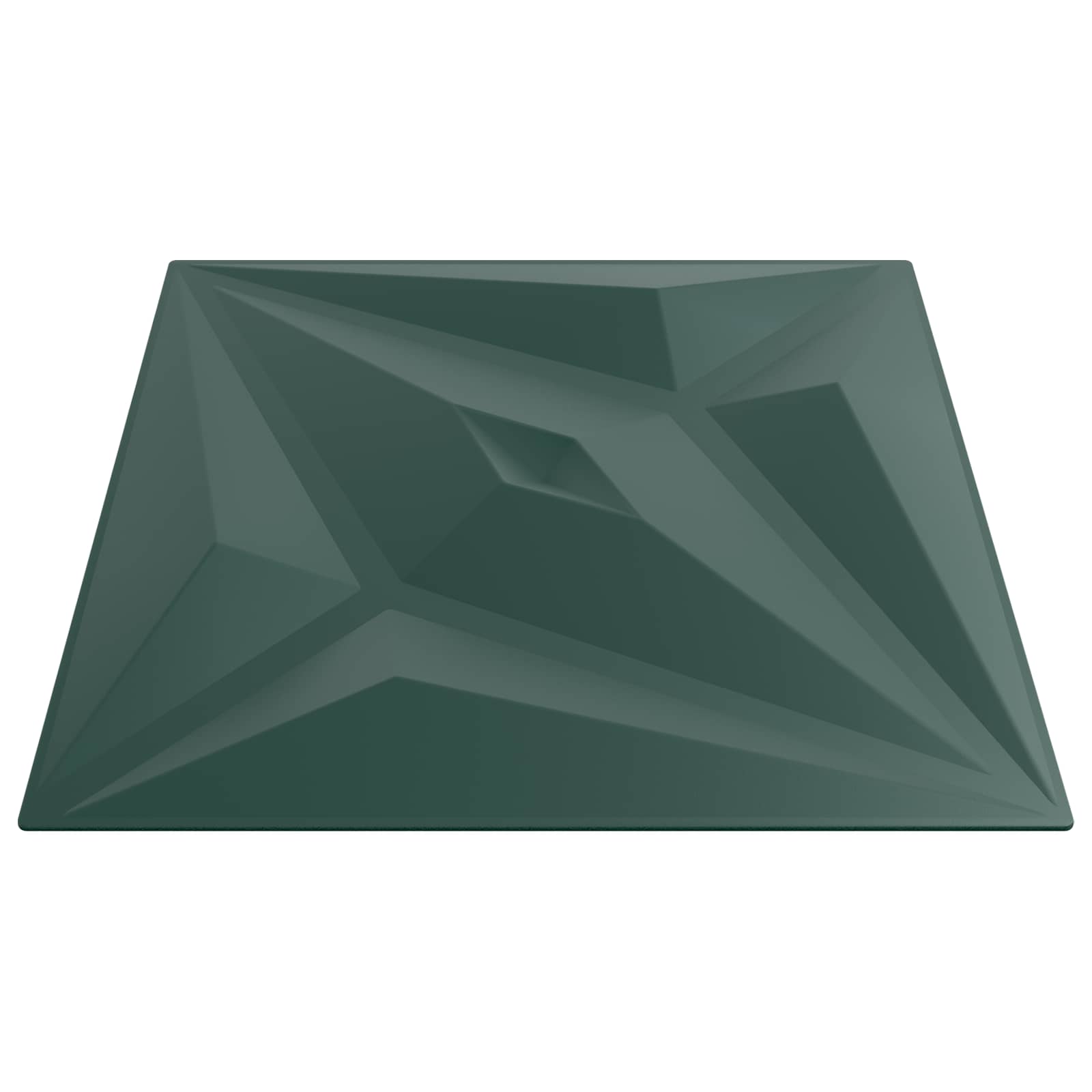 Wandpanelen Ster 12 pcs Ster Groen 50 x 50 cm XPS Schuim