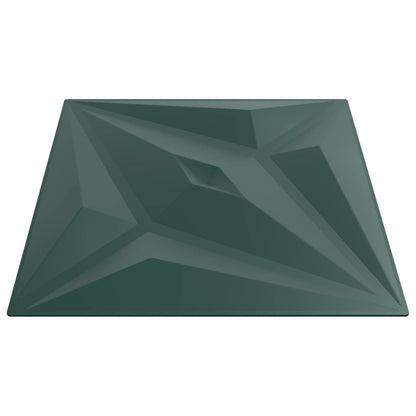Wandpanelen Ster 12 pcs Ster Groen 50 x 50 cm XPS Schuim