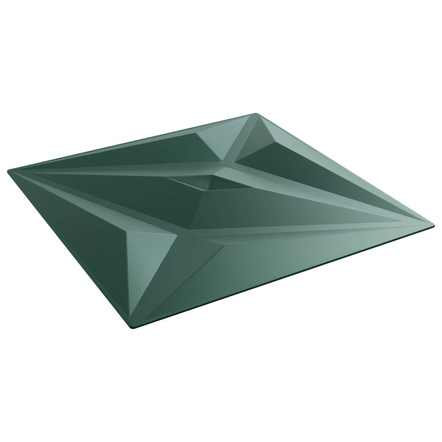 Wandpanelen Ster 48 pcs Ster Groen 50 x 50 cm XPS Schuim