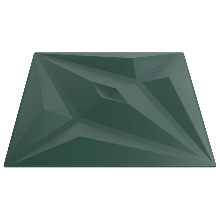 Wandpanelen Ster 48 pcs Ster Groen 50 x 50 cm XPS Schuim