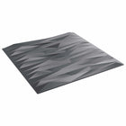 Wandpanelen 12 stuks Stone Grey 50x50 cm XPS