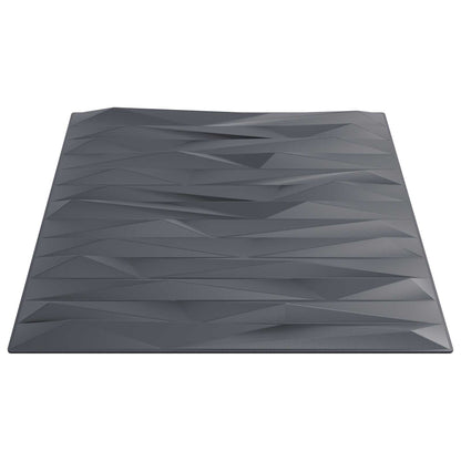 Wandpanelen 48 pcs Stone Grey 50 x 50 cm XPS Schuim