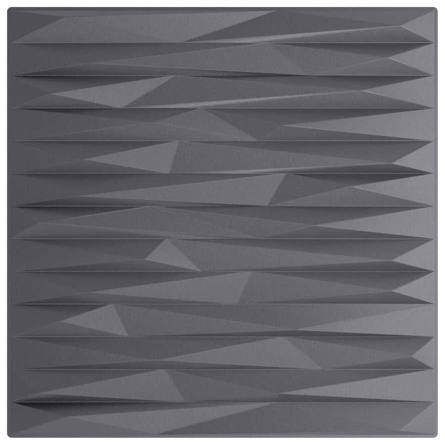 Wandpanelen 48 pcs Stone Grey 50 x 50 cm XPS Schuim