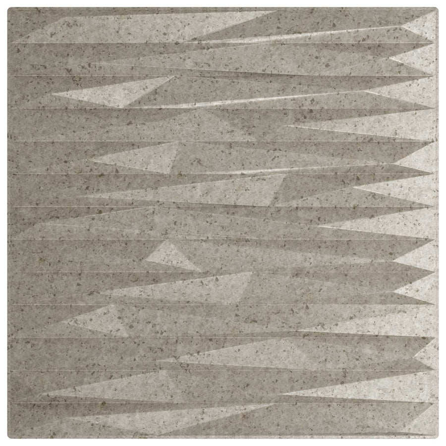 Wandpanelen 12 pcs Steen Beton 50 x 50 cm XPS Schuim