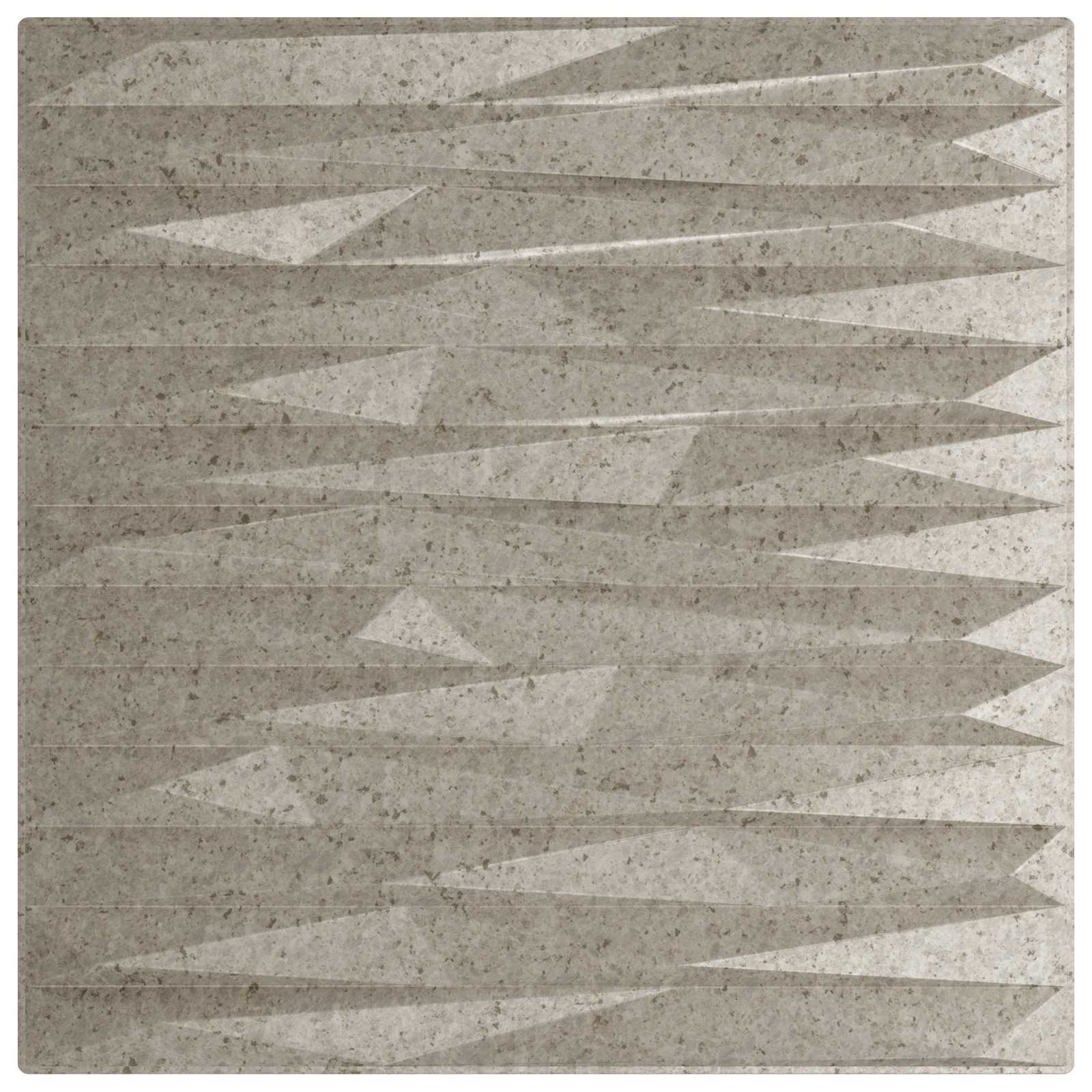 Wandpanelen 24 pcs Steen Beton 50 x 50 cm XPS Schuim
