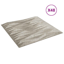 Wandpanelen 48 pcs Steen Beton 50 x 50 cm XPS Schuim