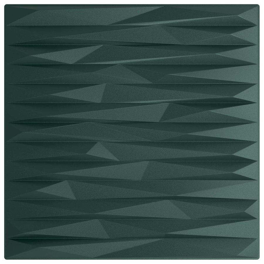 Wandpanelen 12 pcs Steen Groen 50 x 50 cm XPS Schuim