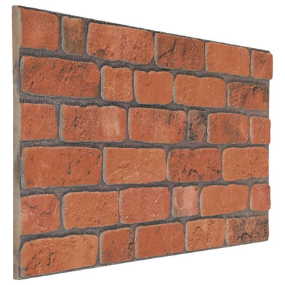 Wandpanelen 10 pcs Terracotta 100 x 50 cm EPS-schuim