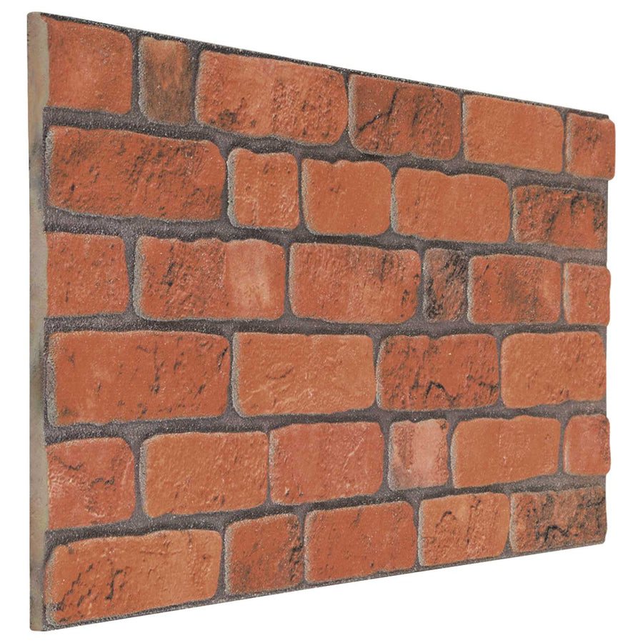 Wandpanelen 10 pcs Terracotta 100 x 50 cm EPS-schuim