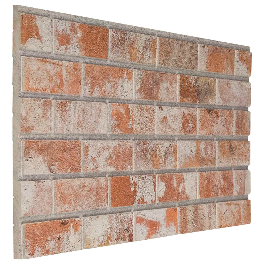 Wandpanelen 10 pcs Oranje 100 x 50 cm EPS-schuim