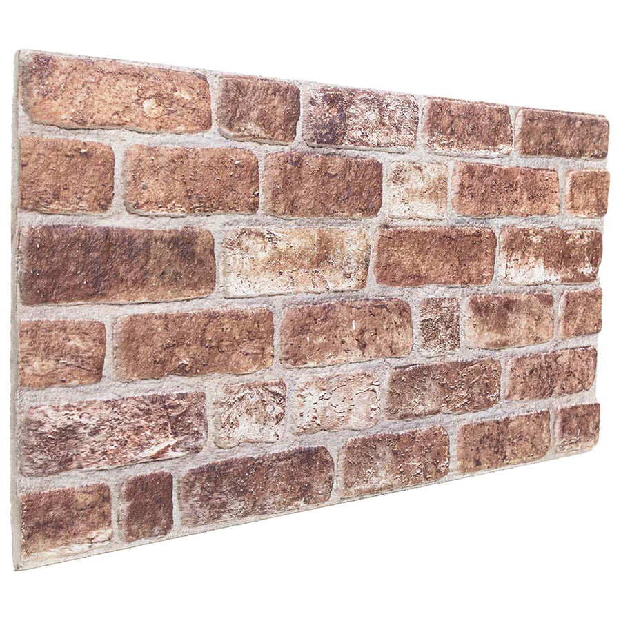 Wandpanelen 10 pcs Bruin 100 x 50 cm EPS-schuim