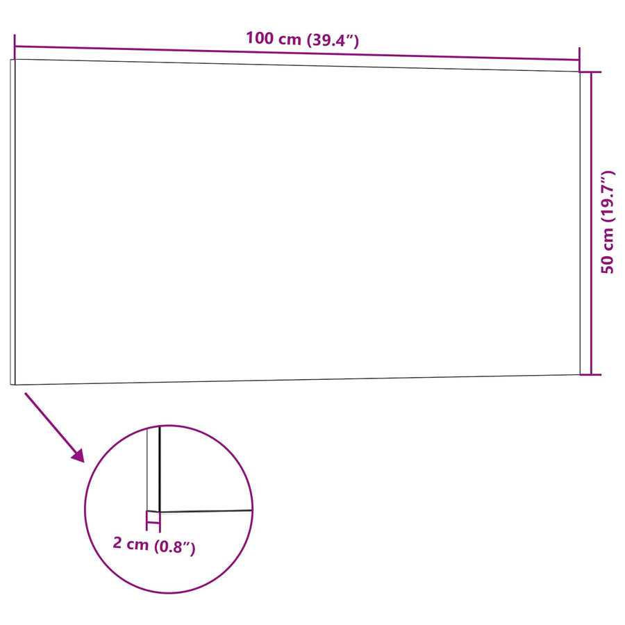 Wandpanelen 10 pcs Bruin 100 x 50 cm EPS-schuim