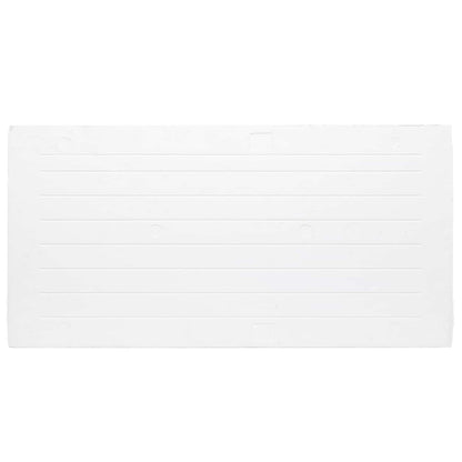 Wandpanelen 10 pcs Rood 100 x 50 cm EPS-schuim