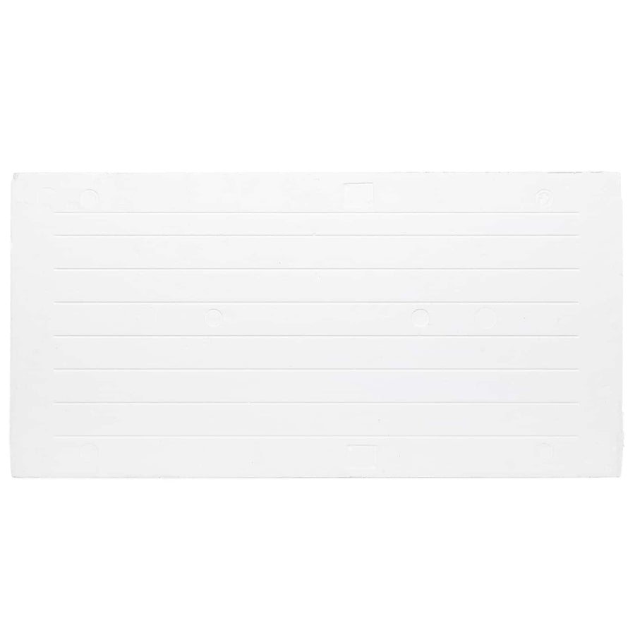 Wandpanelen 10 pcs Rood 100 x 50 cm EPS-schuim