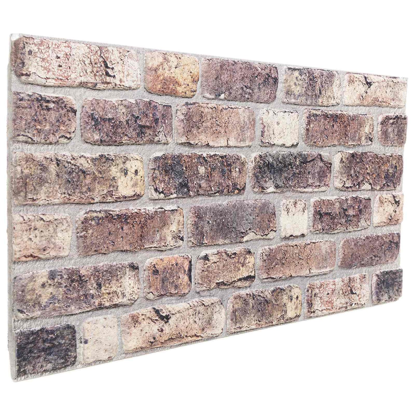 Wandpanelen 10 pcs Donkerbruin 100 x 50 cm EPS-schuim