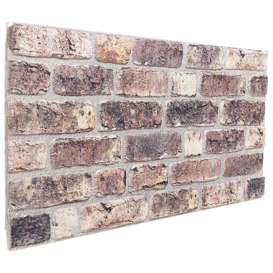 Wandpanelen 10 pcs Donkerbruin 100 x 50 cm EPS-schuim