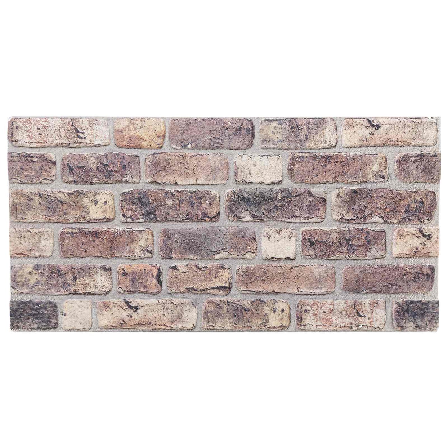 Wandpanelen 10 pcs Donkerbruin 100 x 50 cm EPS-schuim