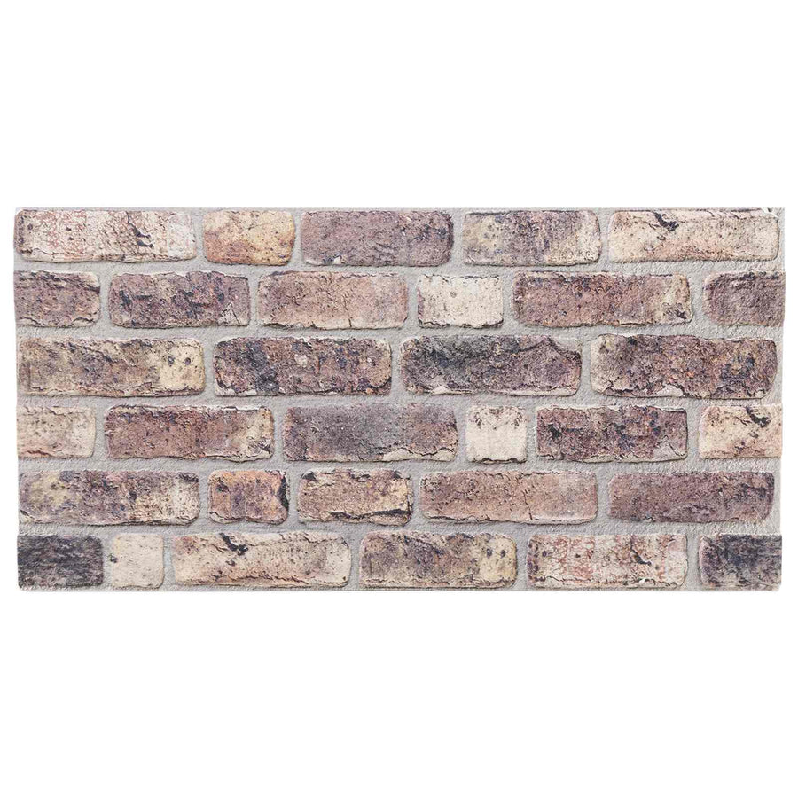 Wandpanelen 10 pcs Donkerbruin 100 x 50 cm EPS-schuim