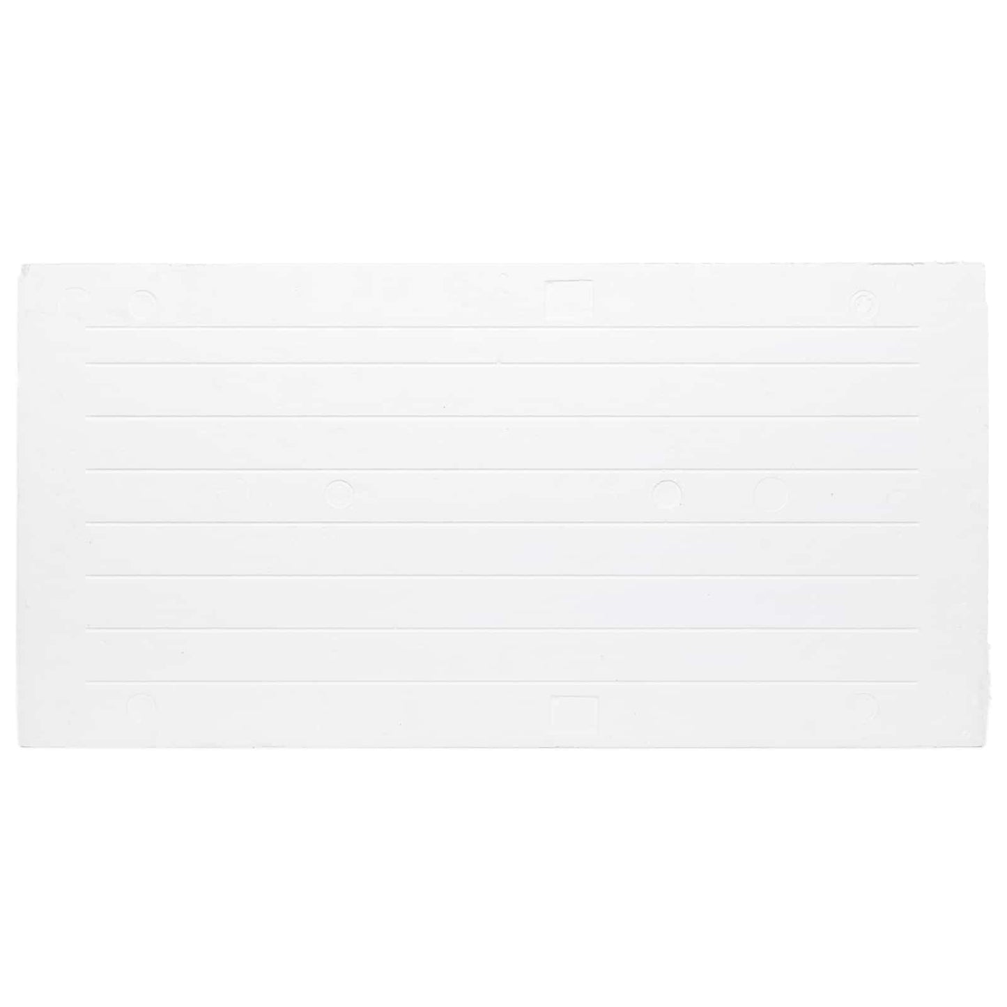 Wandpanelen 10 pcs Rood en Wit 100 x 50 cm EPS-schuim