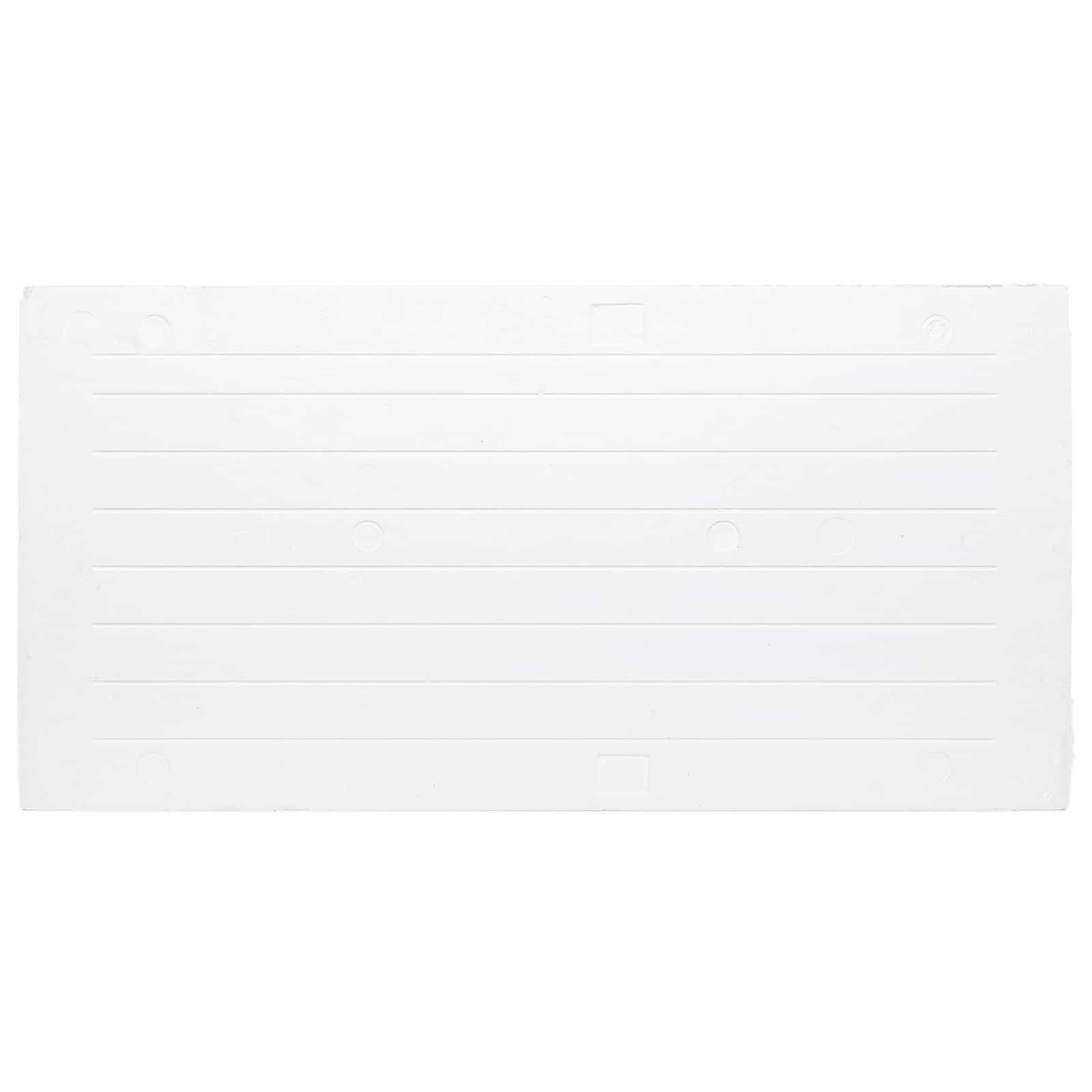 Wandpanelen 10 pcs Rood en Wit 100 x 50 cm EPS-schuim