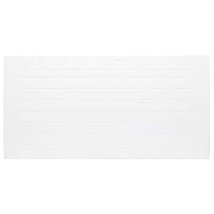 Wandpanelen 10 pcs Rood en Wit 100 x 50 cm EPS-schuim