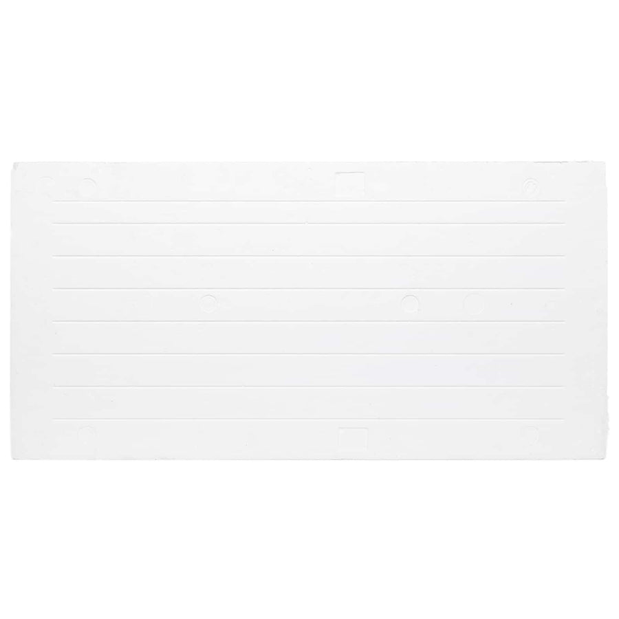 Wandpanelen 10 pcs Rood en Wit 100 x 50 cm EPS-schuim