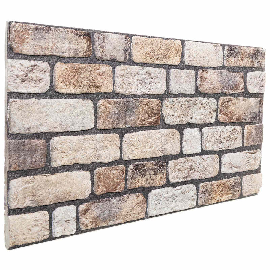 Wandpanelen 10 pcs Licht Bruin 100 x 50 cm EPS-schuim