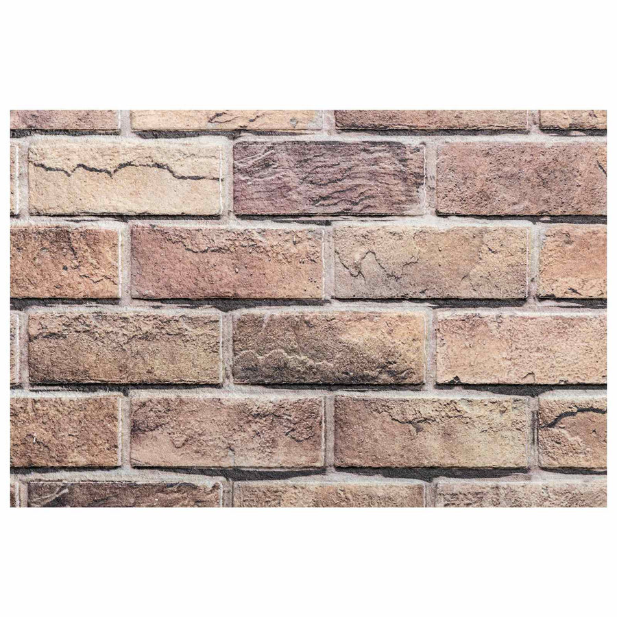 Wandpanelen 10 pcs Bruin en Grijs 100 x 50 cm EPS-schuim