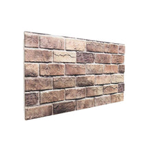 Wandpanelen 10 pcs Bruin en Grijs 100 x 50 cm EPS-schuim