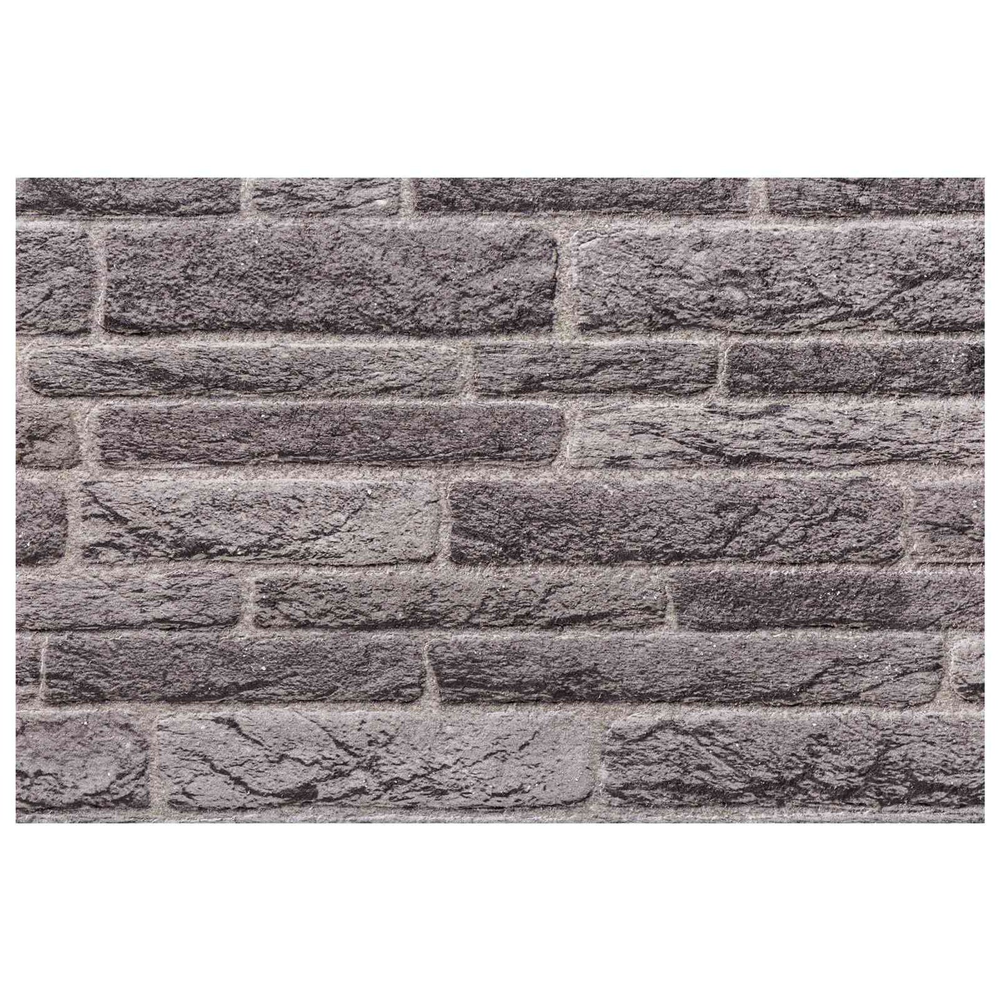 Wandpanelen 10 pcs Antracietkleurig 100 x 50 cm EPS-schuim