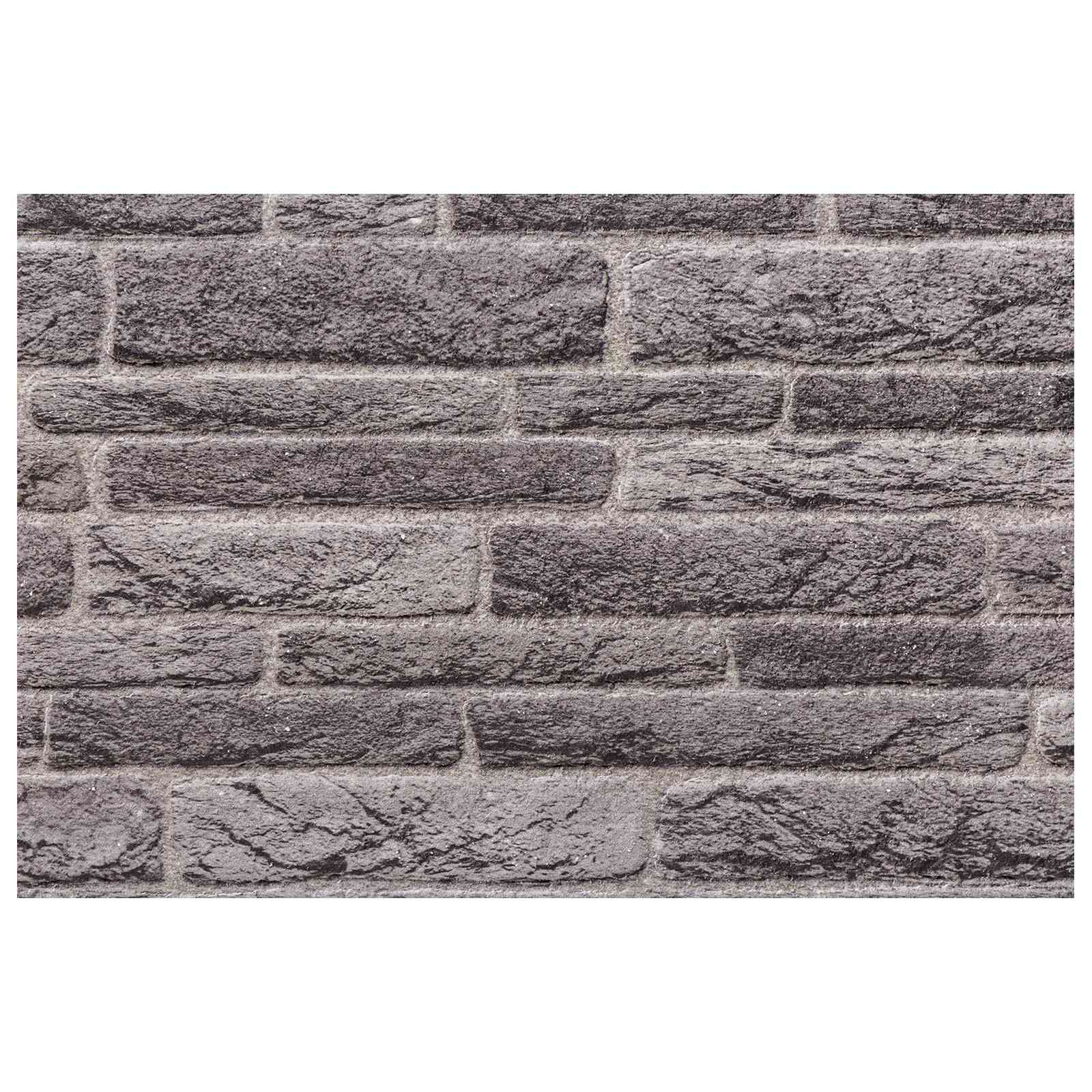 Wandpanelen 10 pcs Antracietkleurig 100 x 50 cm EPS-schuim