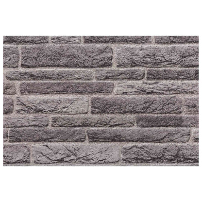 Wandpanelen 10 pcs Antracietkleurig 100 x 50 cm EPS-schuim