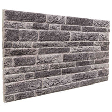 Wandpanelen 10 pcs Antracietkleurig 100 x 50 cm EPS-schuim