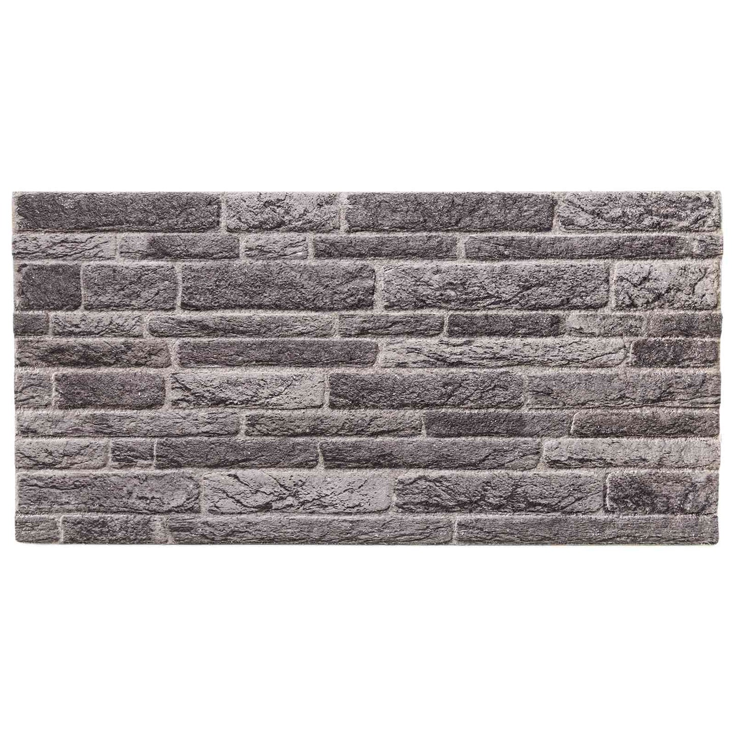 Wandpanelen 10 pcs Antracietkleurig 100 x 50 cm EPS-schuim