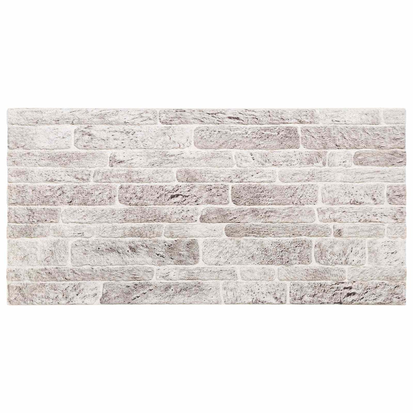 Wandpanelen 10 pcs Lichtgrijs en wit. 100 x 50 cm EPS-schuim