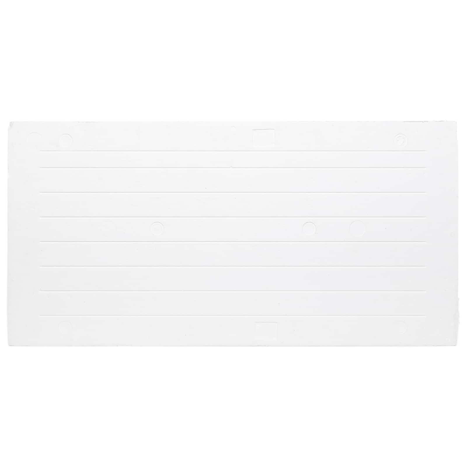 Wandpanelen 10 pcs Lichtbruin en wit 100 x 50 cm EPS-schuim