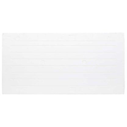 Wandpanelen 10 pcs Lichtbruin en wit 100 x 50 cm EPS-schuim