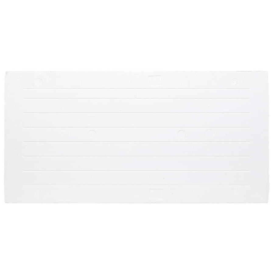 Wandpanelen 10 pcs Lichtbruin en wit 100 x 50 cm EPS-schuim