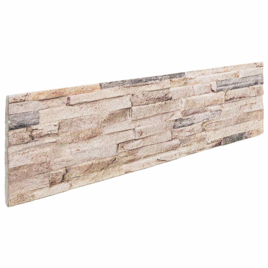 Wandpanelen 10 pcs Wit en Rood 100 x 25 cm EPS-schuim