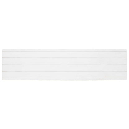 Wandpanelen 10 pcs Wit en Rood 100 x 25 cm EPS-schuim