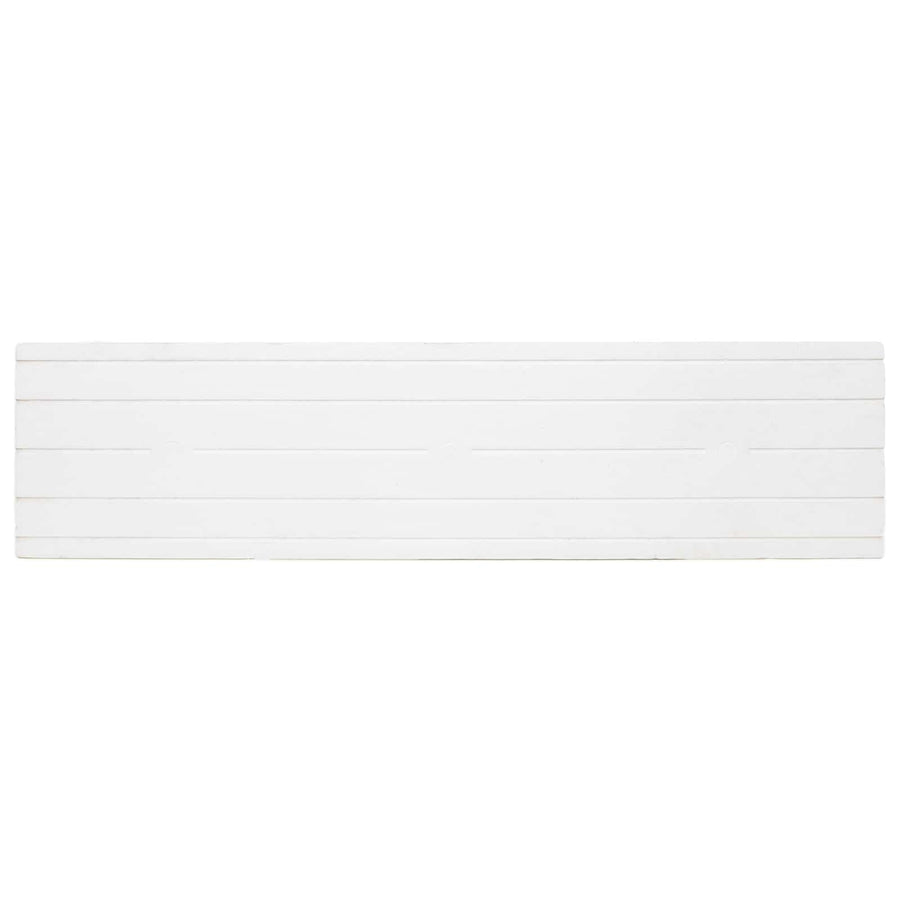 Wandpanelen 10 pcs Wit en Rood 100 x 25 cm EPS-schuim