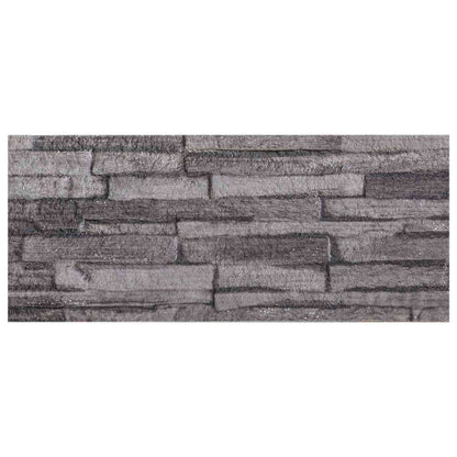 Wandpanelen 10 pcs Antraciet 100 x 25 cm EPS-schuim