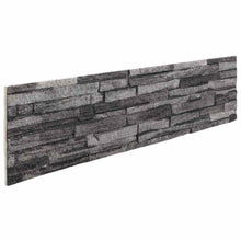 Wandpanelen 10 pcs Antraciet 100 x 25 cm EPS-schuim