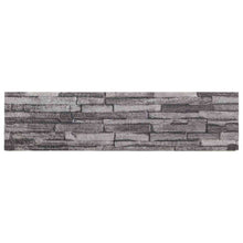 Wandpanelen 10 pcs Antraciet 100 x 25 cm EPS-schuim