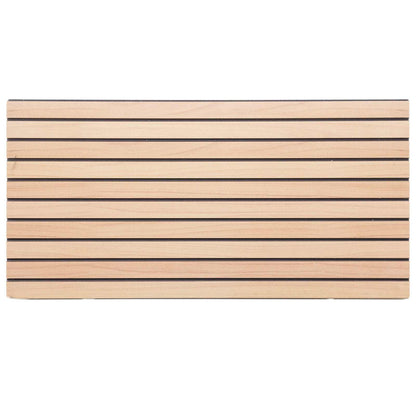 Wandpanelen 10 pcs Bruin 100 x 50 cm EPS-schuim