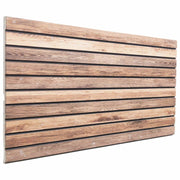 Wandpanelen 5 stuks 100x50 cm licht bruin EPS-schuim