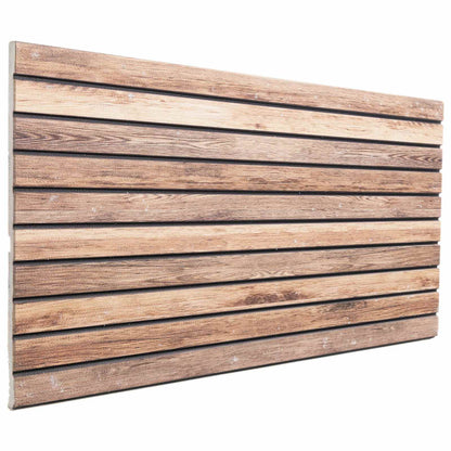 Wandpanelen 10 pcs Licht Bruin 100 x 50 cm EPS-schuim