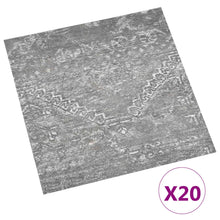 Zelfklevende Vloerplanken 30,5 x 30,5 cm 20 pcs PVC Betongrijs