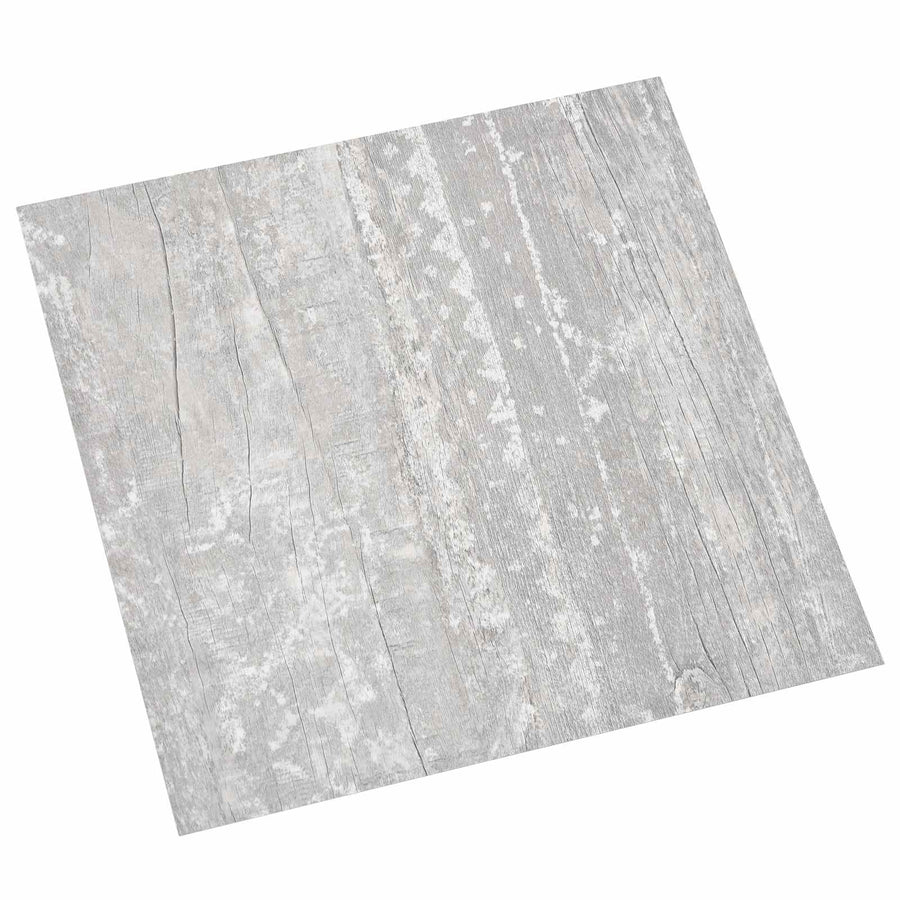 Zelfklevende Vloerplanken 30,5 x 30,5 cm 20 pcs PVC Grijs
