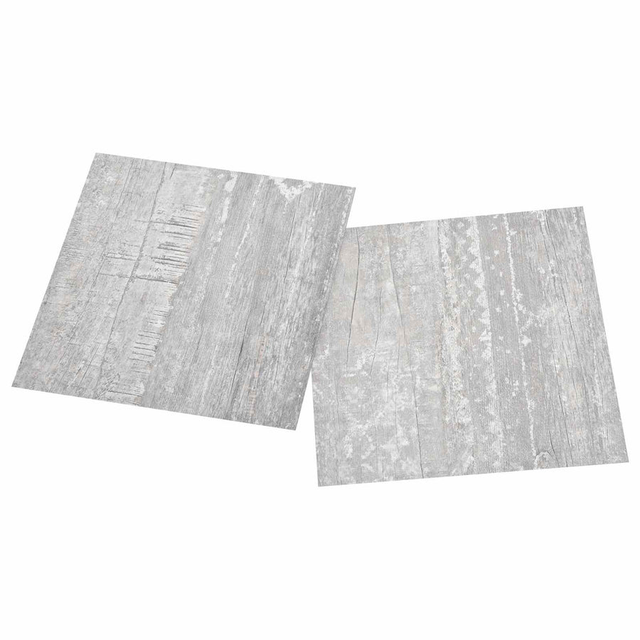 Zelfklevende Vloerplanken 30,5 x 30,5 cm 20 pcs PVC Grijs